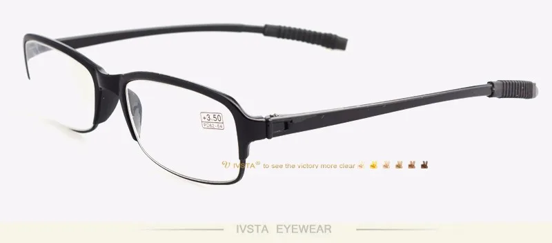 IVSTA 8002, гибкие TR90 очки для чтения, для мужчин и женщин+ 1+ 1,5+ 3,5, дальнозоркие асферические линзы, подарок для бабушек и дедушек, Гиперметропия