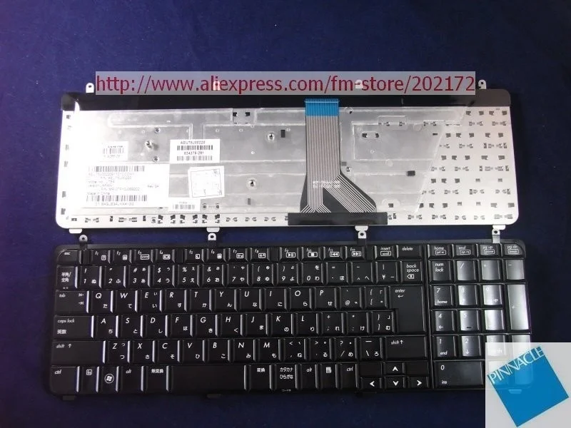 Совершенно новая черная клавиатура ноутбука 519266-291 534375-291 AEUT5J0020 для HP Pavilion DV7 серии