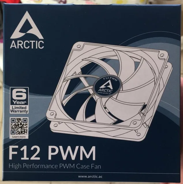 ARCTIC F12 PWM 600 1350 об/мин (12 см) 4pin компьютер чехол Вентилятор охлаждения тихий питания