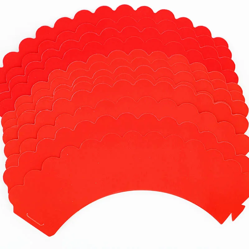 24 шт./лот бумажные обертки для капкейков с красными губами топпер детского дня