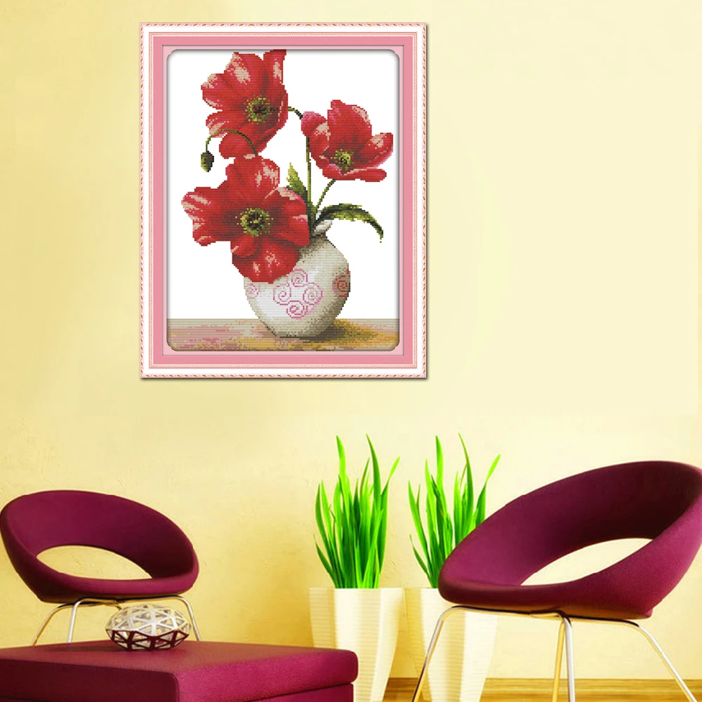 Вышивка крестиком Joy Sunday H334 14CT 11CT | Дом и сад