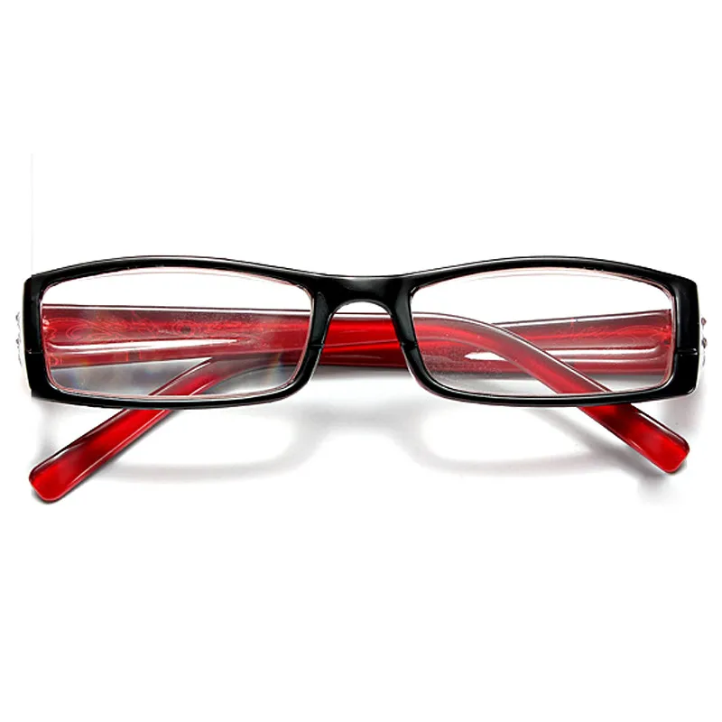 Женские и мужские очки для чтения, очки, коричневые линзы из смолы, полная оправа 1,0 1,5, ретро резное увеличительное Пресбиопия 2,0 2,5 003 - Цвет оправы: Красный