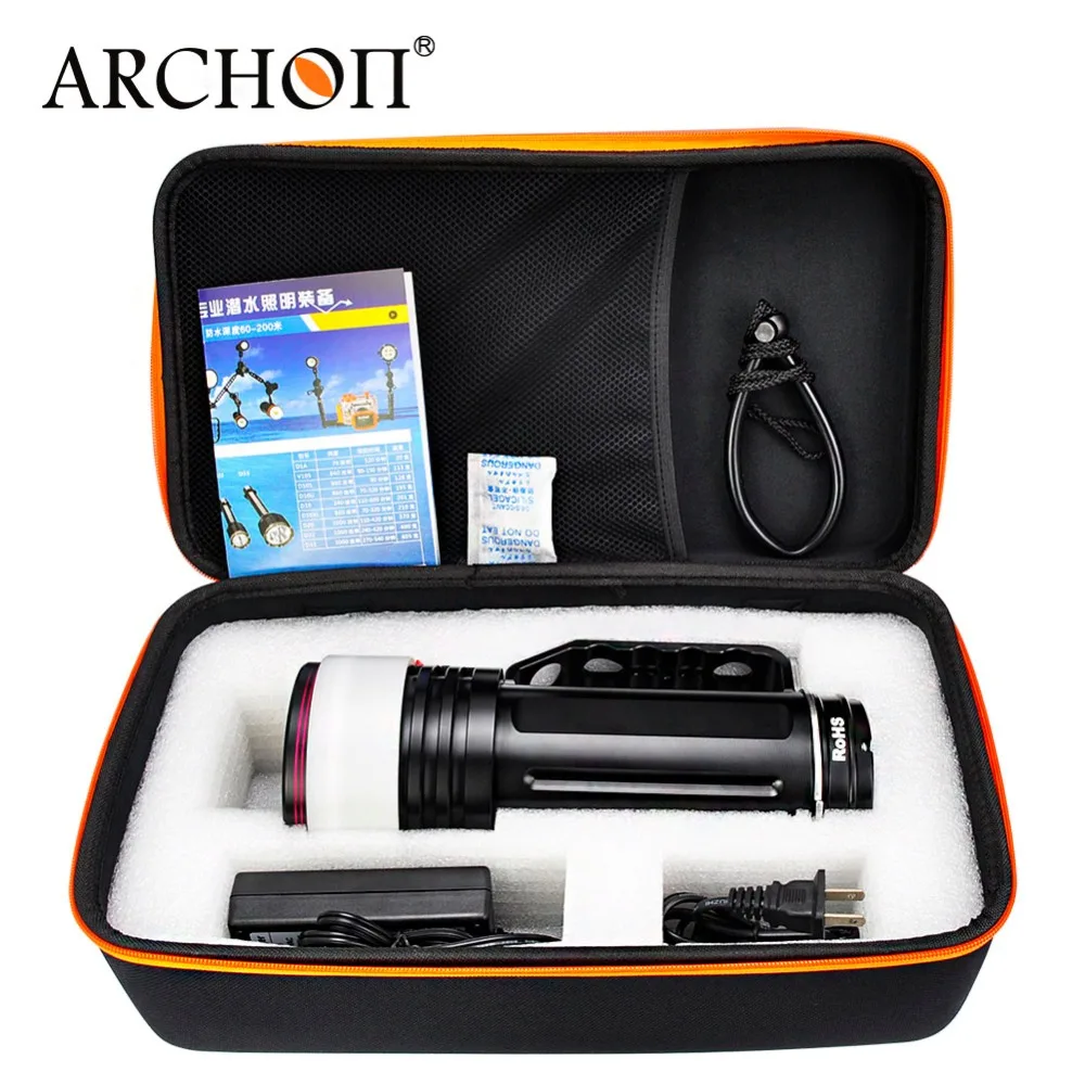 Водонепроницаемый подводный светодиодный фонарик ARCHON DG150W/WG156W 100 лм | Лампы и