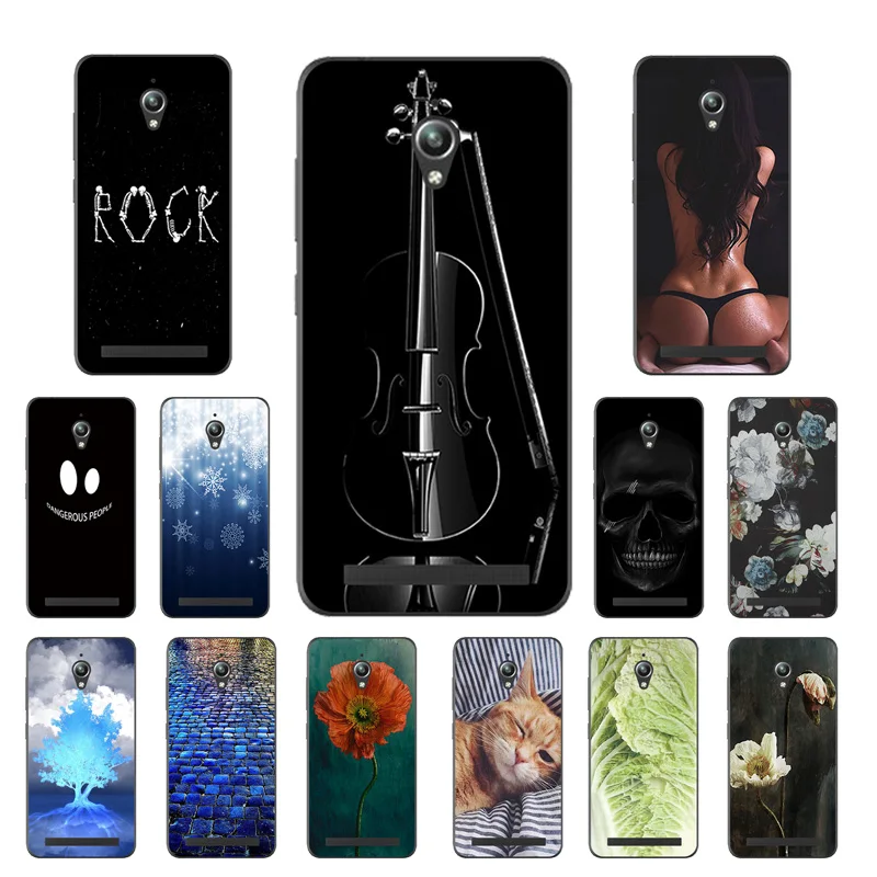 Phone Cases for Fundas Asus ZenFone Go ZC500TG 5.0 inch Back Cover Cell Piano Printing Silicon TPU Soft Case |