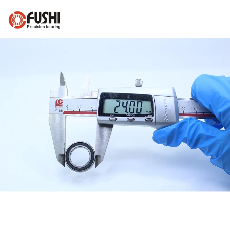 6802 2RS подшипник 15*24*5 мм(10 шт.) ABEC-1 Метрическая тонкий срез 61802RS 6802 RS шариковые подшипники 6802RS