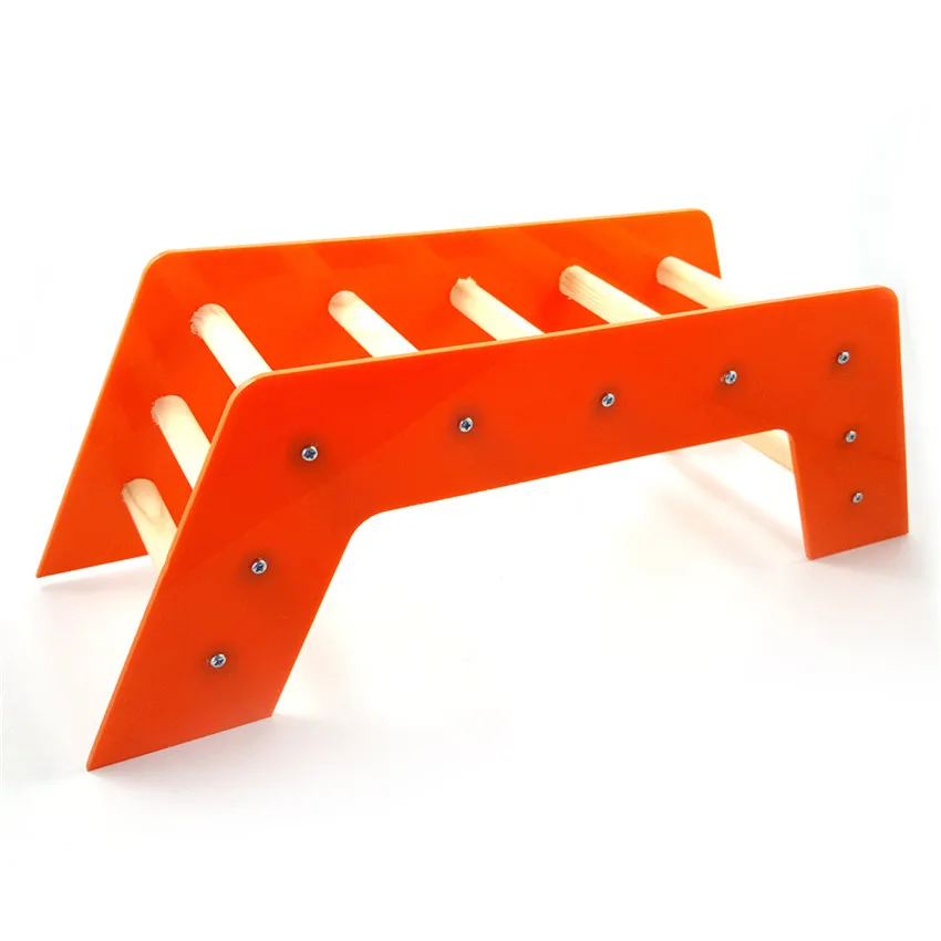 Фиолетовый попугай большой деревянный для альпинизма лестницы акриловая