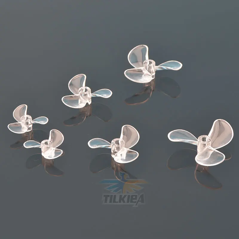 3/4 мм прозрачный Rc лодка 3 лопасти винта нейлоновый лодочный пропеллер