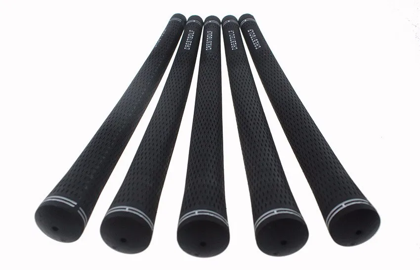 CRESTGOLF Golf Iron Grips Putter Grips Rubber 10pcs/Pack Black Golf Irons Grips Golf Golf Accessories