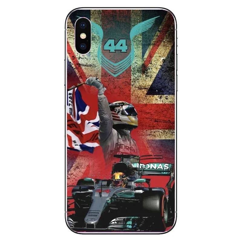 TPU Популярный чехол для iPhone11Pro Max XS XR XS MAX 6S 7 8 Plus 6Plus 7plus 8plus Fundas Coque Lewis Hamilton F1 гоночный автомобиль звезда мужской чехол - Цвет: TPU