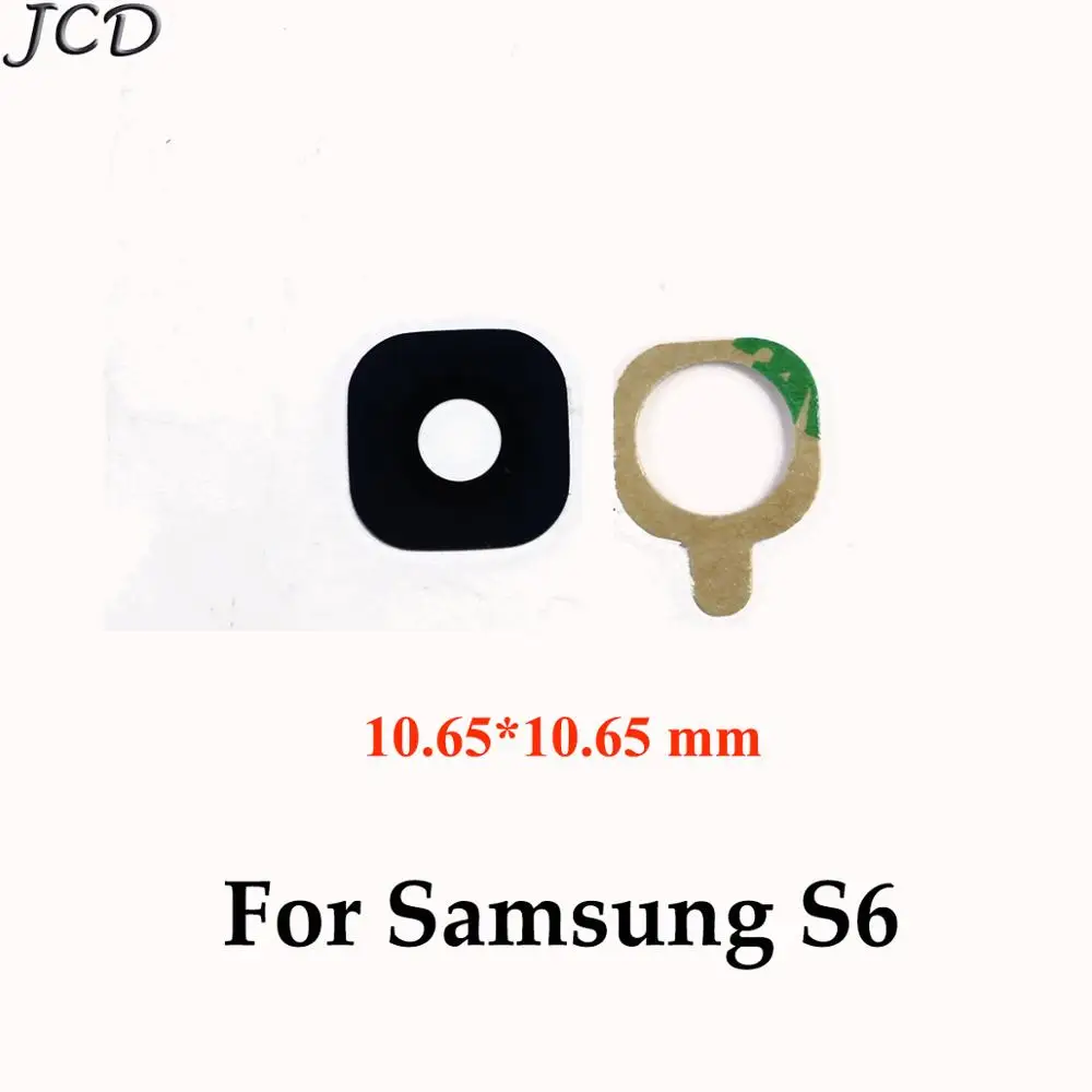 Стеклянное кольцо JCD для задней камеры крышка объектива Samsung Galaxy S4 S5 S3 S6 S7 edge Plus S8 S9