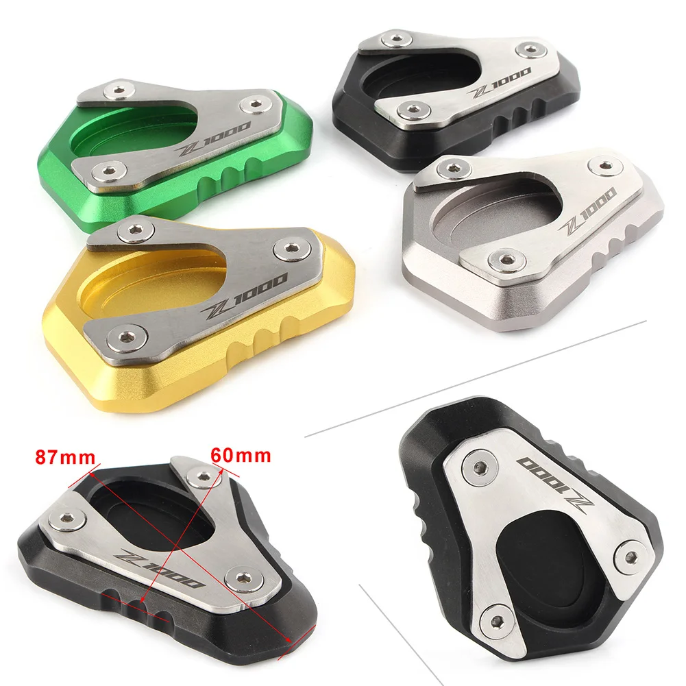 Мотоцикл подставки боковая стойка расширения пластины увеличитель Pad для Kawasaki