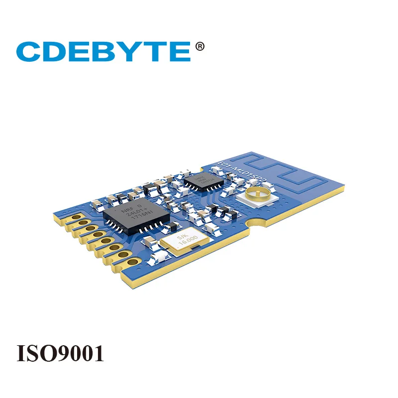 E01 ML01SP2 большой радиус действия nRF24L01P 2 4 ГГц 100 мВт IPX печать антенна отверстия uhf
