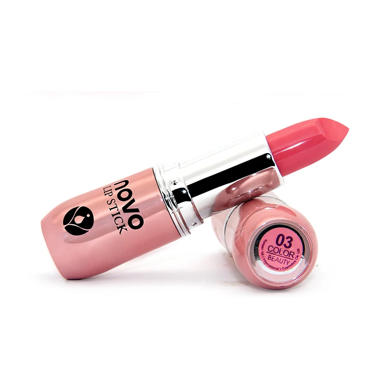NOVO Brand Cosmetic Hydrating Nutritious Lipstick Pigment Tint Creamy Lip Sticks Waterproof No Wrinkle Student Girl Balm |
