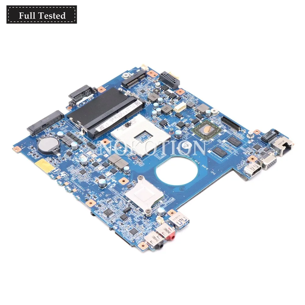 

NOKOTION A1893196A A1893197A A1876092A DA0HK6MB6G0 MBX-268 MAIN BOARD For Sony Vaio SVE14 Laptop Motherboard HD7600M DDR3