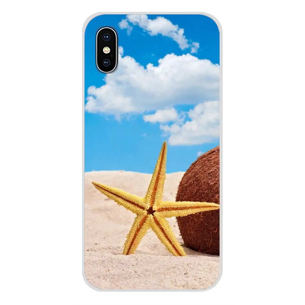 Для Xiaomi Mi4 Mi5 Mi5S Mi6 Mi A1 A2 5X 6X 8 9 Lite SE Pro Max Mix 2 3 2S ocean Beach Морская звезда аксессуары чехлы