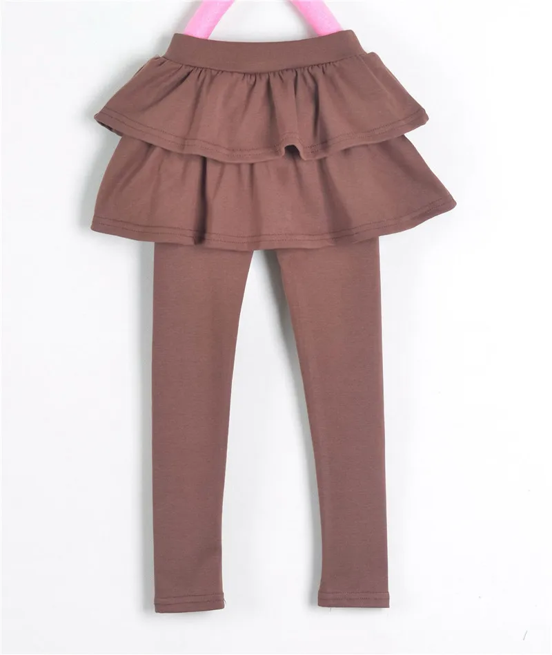 Леггинсы с юбкой для девочек Осенние леггинсы одежда детские брюки штаны новинка