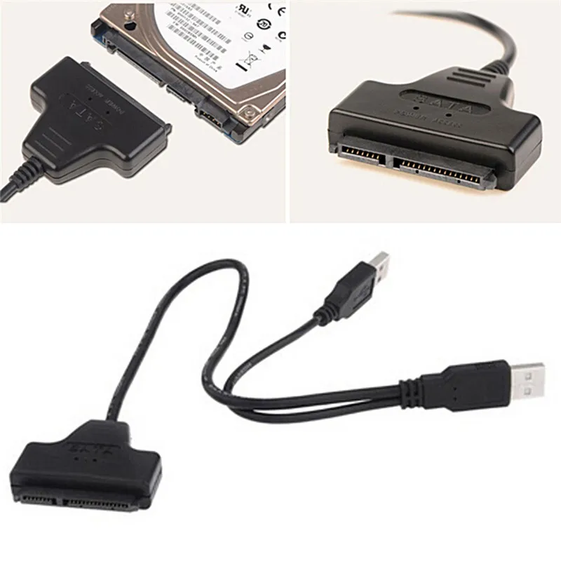For Ordinary 2.5 Inch SATA Notebook Hard Drive 480MB/S Transmission Speed USB 2.0 To Converter Interface Copper ABS Shell | Компьютеры и