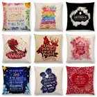 Чехлы для диванной подушки с изображением волшебных животных, рогатых змей, подушка Фэнтези