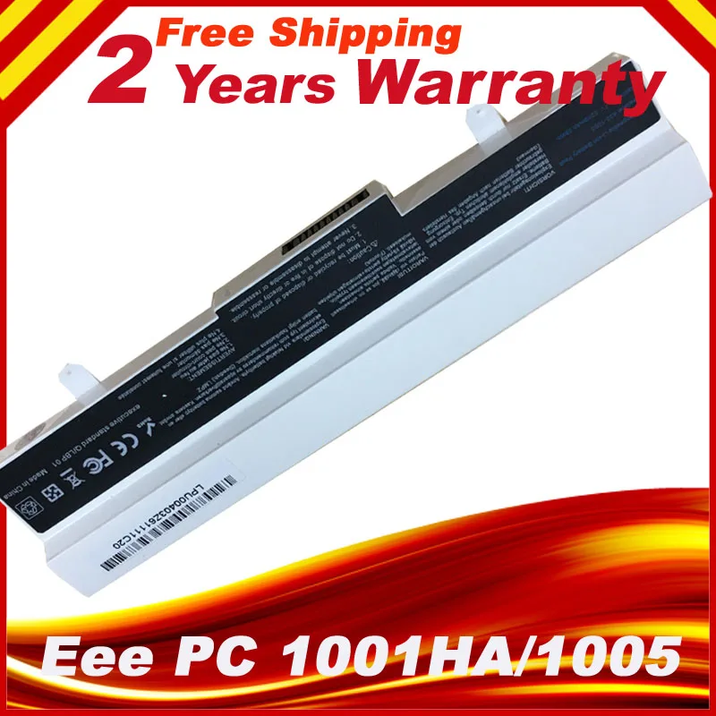 Белый аккумулятор для Asus Eee PC EEEPC 1001HA 1001PX 1005HA 1005PE 1101HA AL32 1005 ML32 1005|battery for asus|asus pc