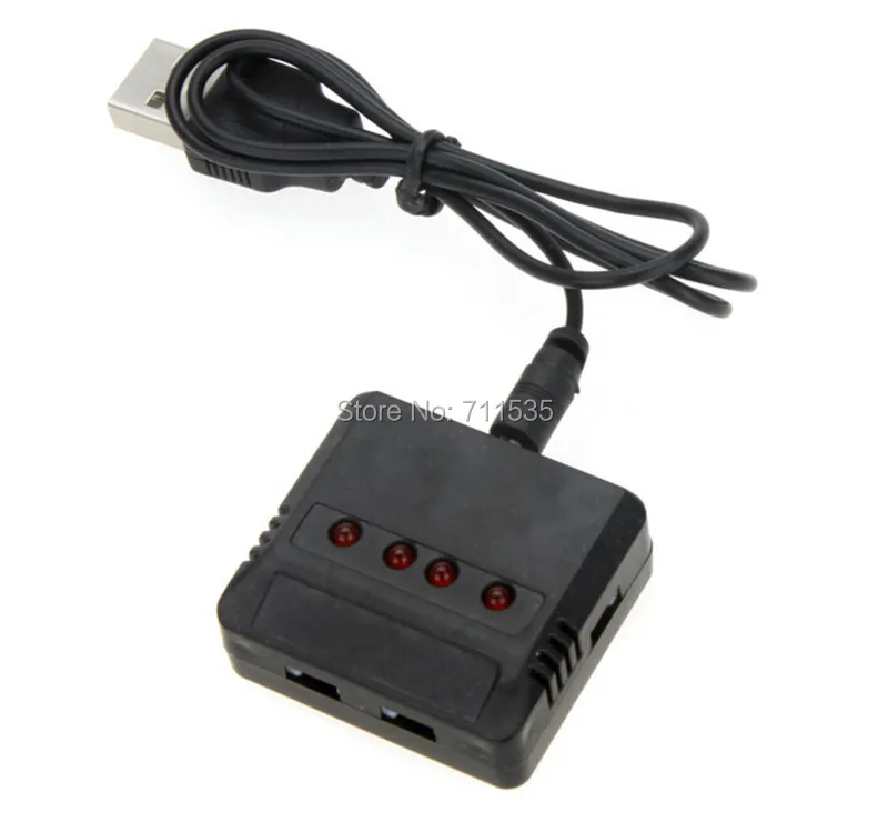 X4 4 в 1 порта USB зарядное устройство части для Hubsan X5C H107l H107C H107D Wltoys V977 V930 V911 UDI U816A JD385