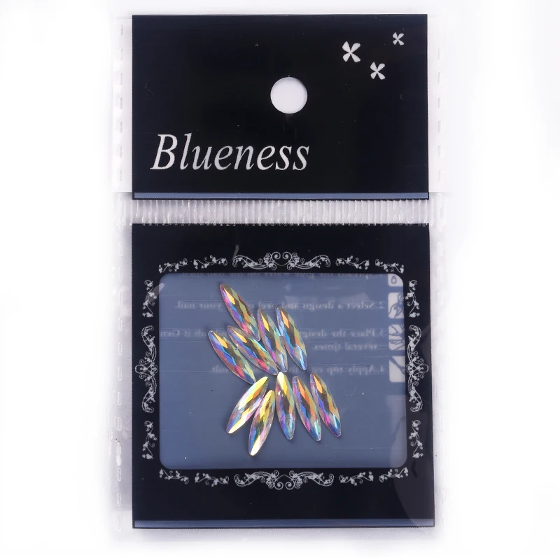 Blueness 10 шт./лот пластиковые украшения в виде конского глаза для дизайна ногтей со