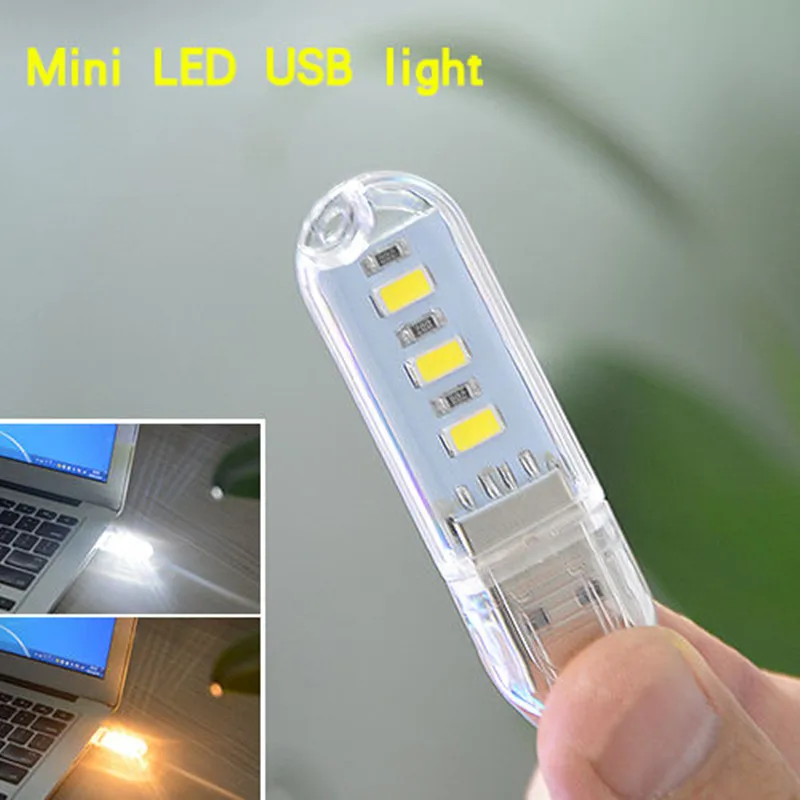 2 шт. светодиодная мини лампа с USB 3 светодиода SMD 5730|lamp sensor|light bulb oil lamplight ceiling lamp |