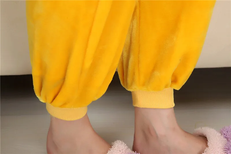 Kigurumi взрослых Желтая Собака пижамы Аниме унисекс пижамы Мягкий комбинезон на Хэллоуин костюм дети мультфильм животных пижамы спальный костюм
