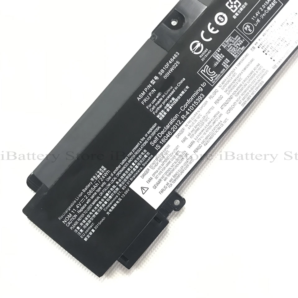 Оригинальный аккумулятор 00HW025 для Lenovo Thinkpad T460S T470S Series 00HW024 01AV405 01AV406 SB10J79004