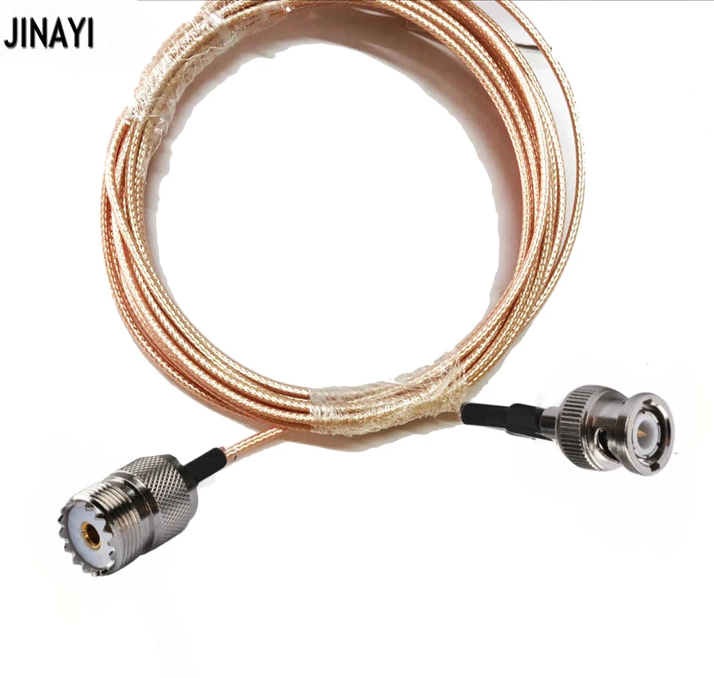 Коаксиальный низкопотерный кабель RG316 UHF SO239 Мама-папа BNC 50 Ом соединительный