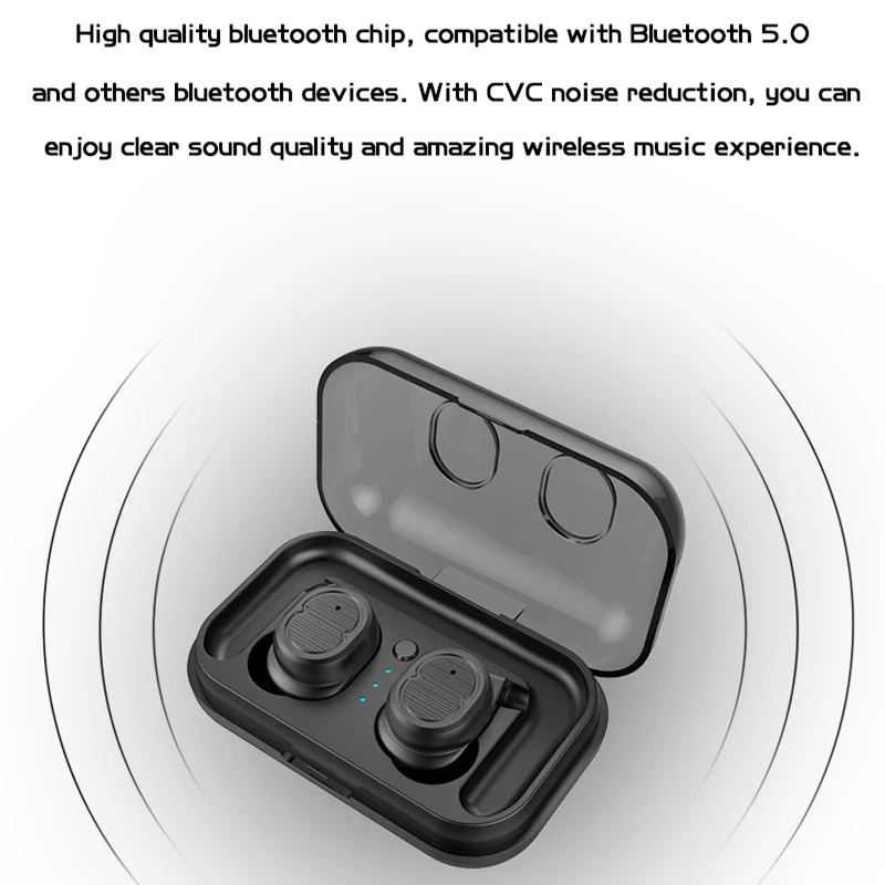 TWS 8 Bluetooth наушники 5 0 Беспроводные Мини водонепроницаемые спортивные Hi-Fi стерео с