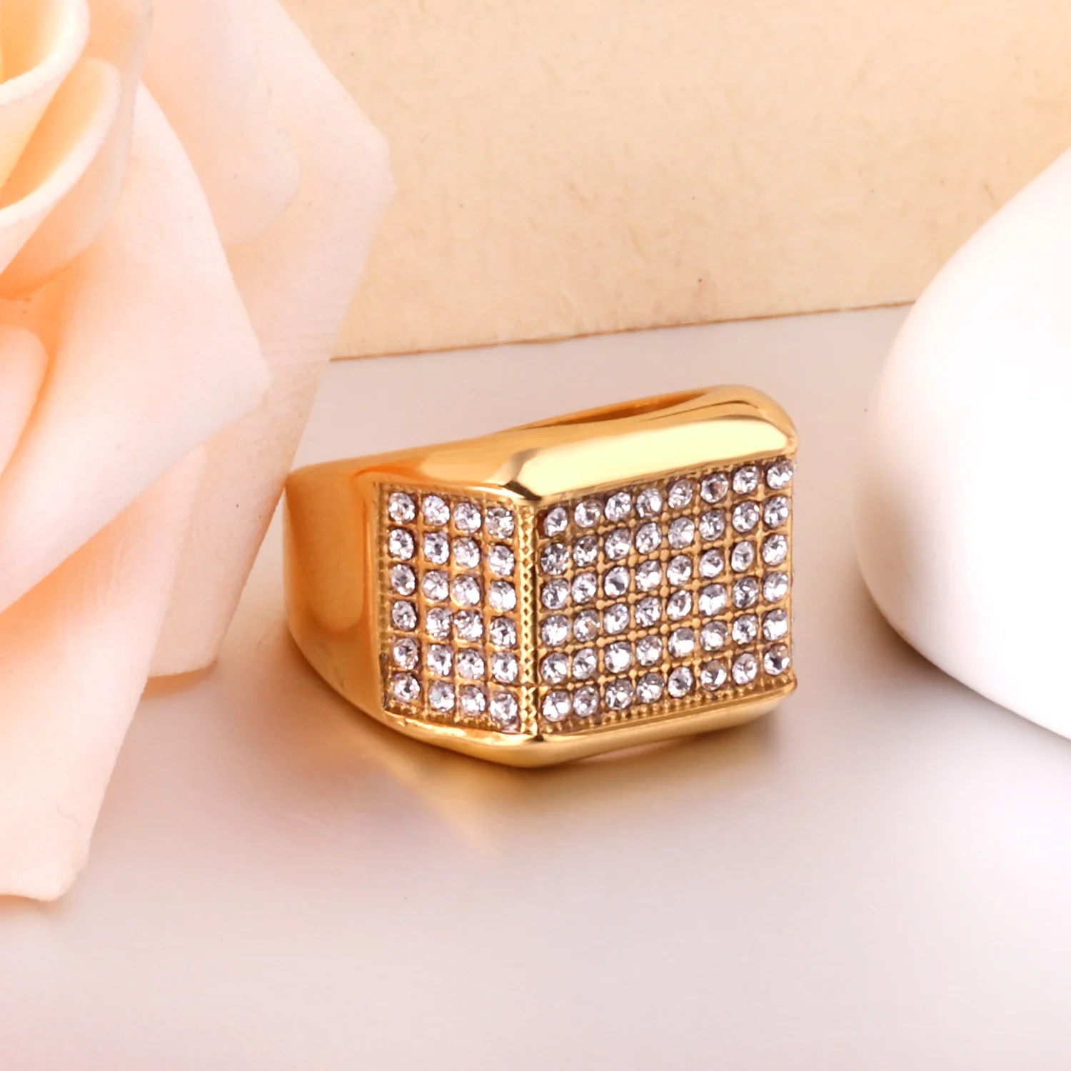 LUXUKISSKIDS новое кольцо из циркона Модные женские ювелирные изделия золотые кольца