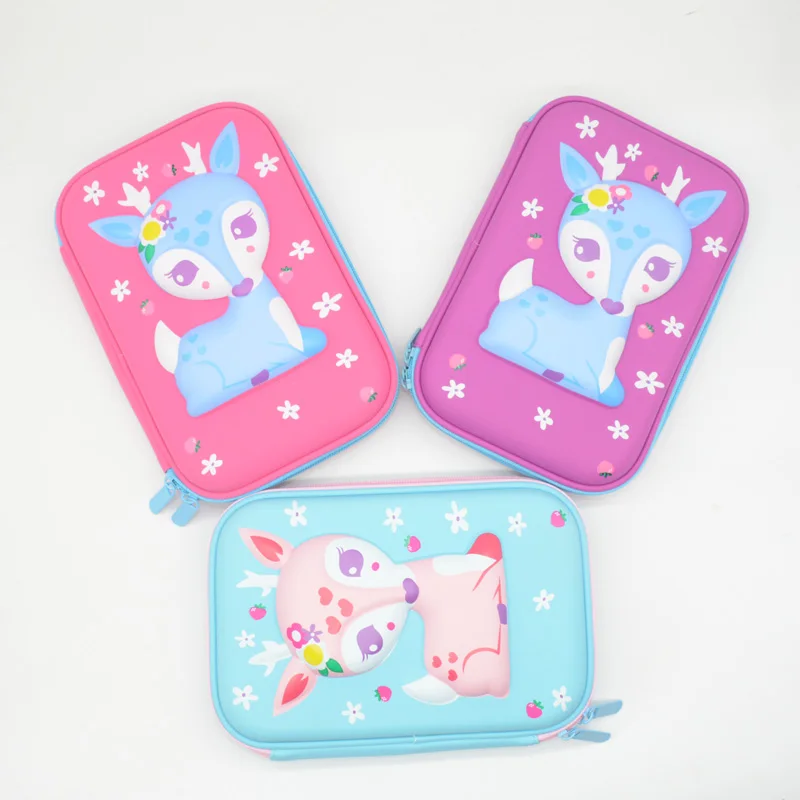 Пенал Astucci Scuola Estuche Kawaii Unicorn канцелярские принадлежности Мультяшные эстакады EVA большой Etui пенал сумки