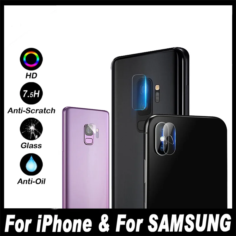 защитное стекло Камера объектива защитный Защитная крышка для IPhone X 10 8 7 6 S Plus samsung