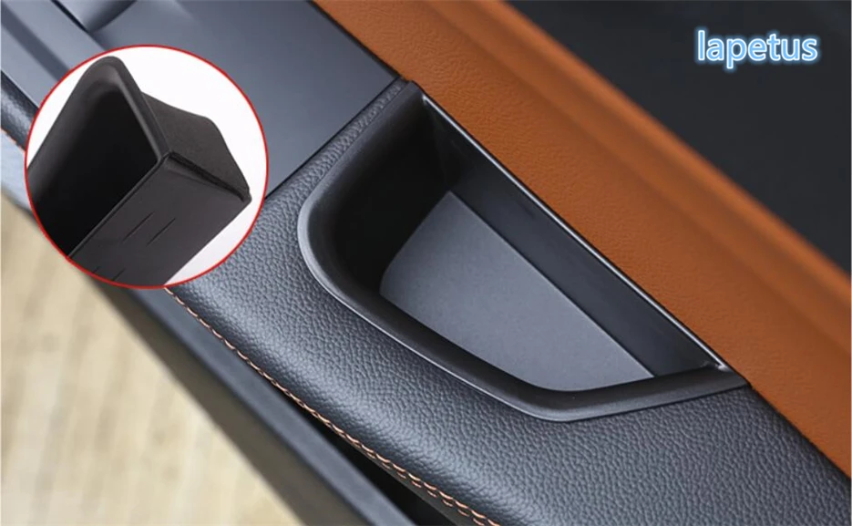 

Lapetus Front Door Armrest Storage Pallet Container Box Decorative Frame Cover Trim For Alfa Romeo Giulia 2016 - 2020 Plastic
