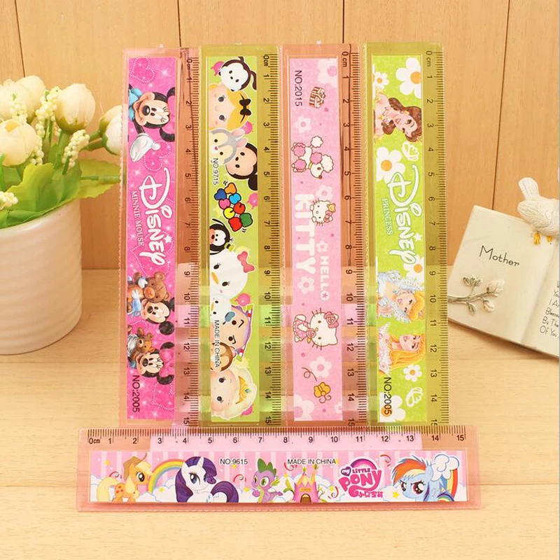 6 шт. в партии Обучающие Канцтовары разные Мультяшные прозрачные пластиковые