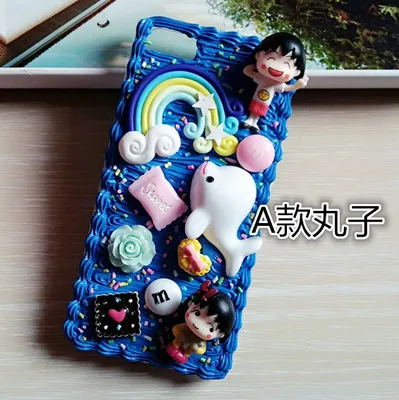 Для iphone X 8 7 6 6s plus DIY чехол 3D милый Сакура momoko чехол для телефона для iphone XS MAX XR ручной работы крем карамельный чехол подарки для девочек - Цвет: A