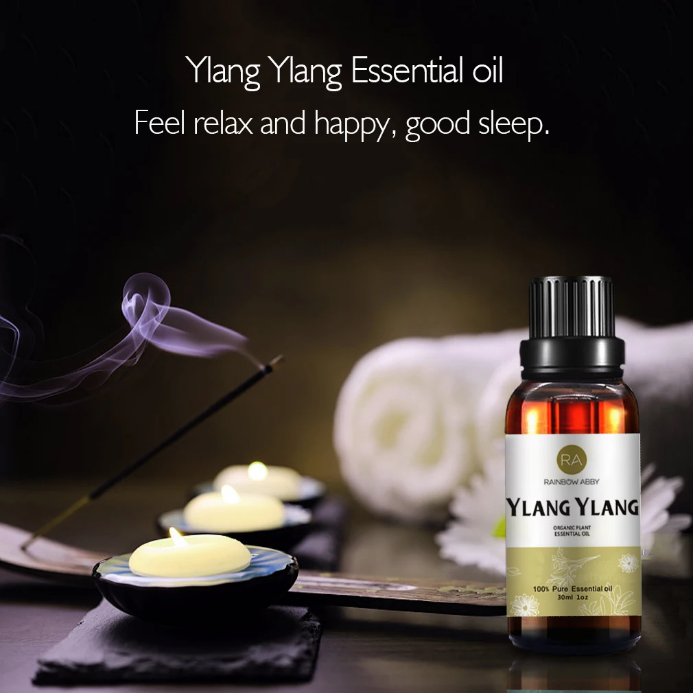 Эфирное масло на Ylang 30 мл чистое растительное для ухода за кожей водорастворимый