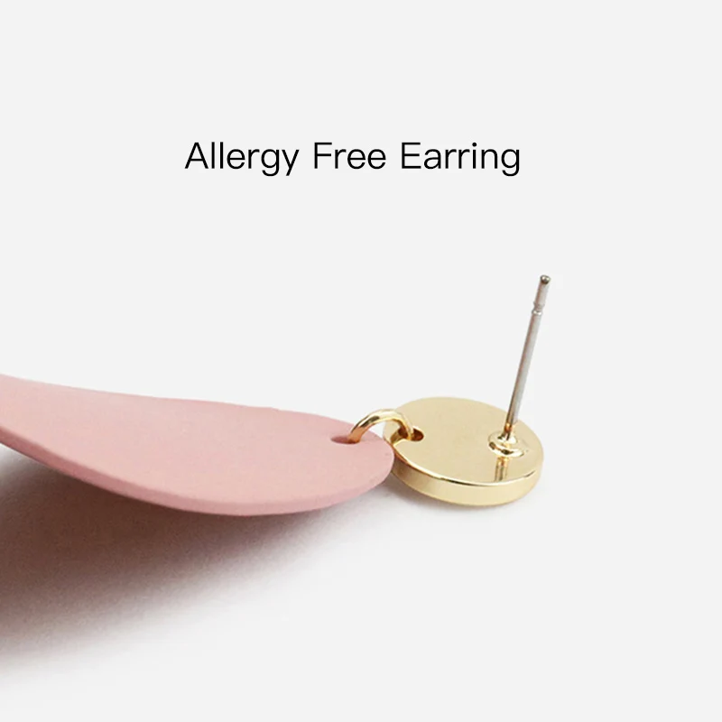 Женские серьги с овальной росписью GWACC ручной работы из медного сплава в