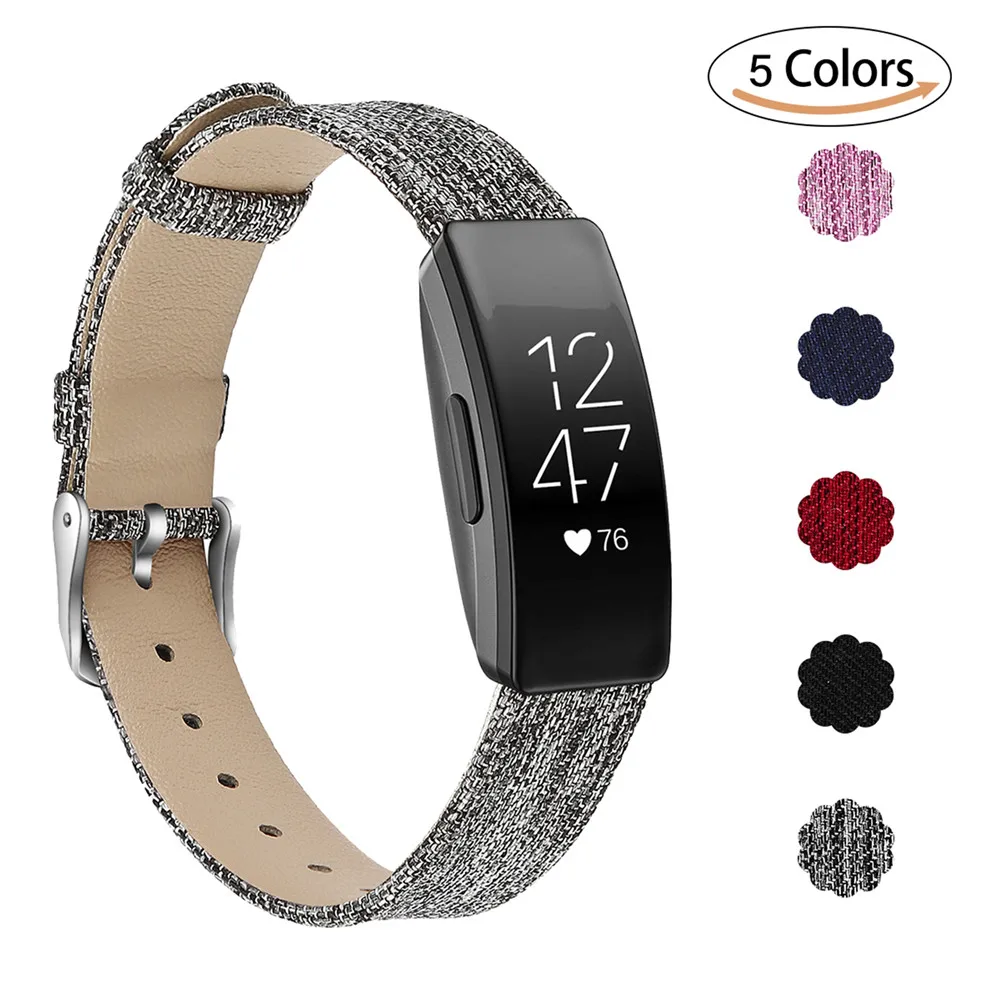 Браслет для смарт-часов Fitbit Inspire/Inspire HR сменный нейлоновый тканый тканевый