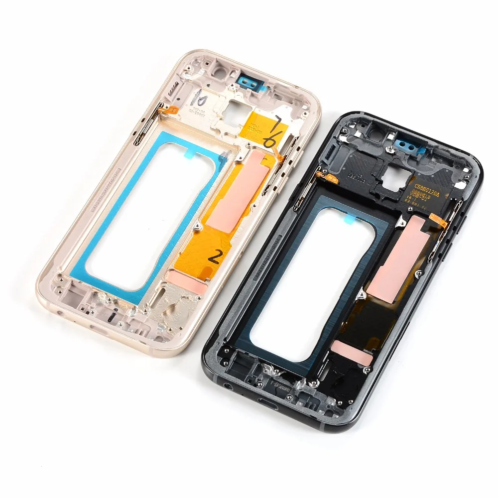 Для Samsung Galaxy A3 2017 SM A320F A320 металлический корпус с ЖК дисплеем средней рамки + кнопка