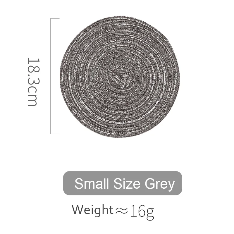 gray 4 шт. 18 см Коврик для посуды силиконовый Противоскользящий теплоизоляционный коврик Европейский Стиль Коврик для чаши кофейная чашка коврик для супа - Цвет: gray