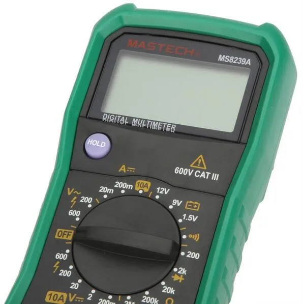 MASTECH MS8239A Мини цифровой мультиметр AC/DC Вольтметр постоянного тока Амперметр