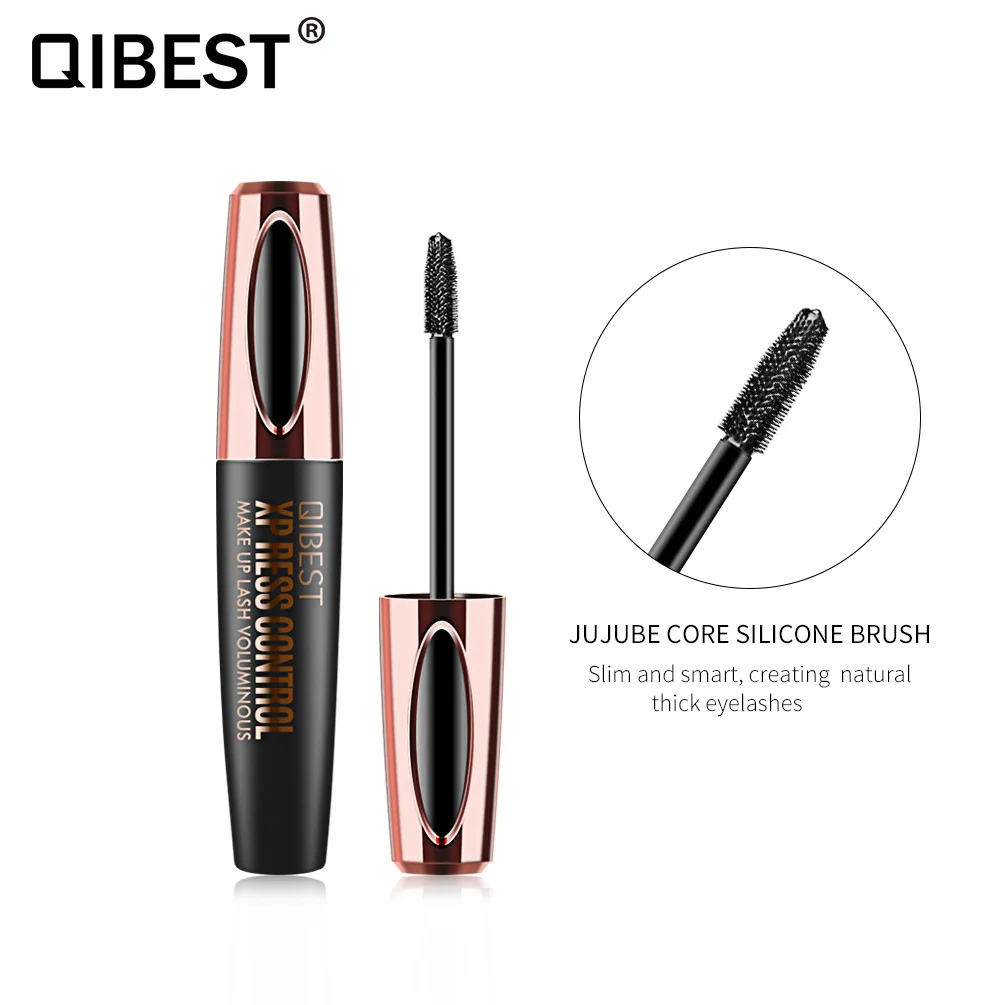 Водостойкая 4D шелковая тушь для ресниц Rimel наращивания Черная Толстая Удлиняющая