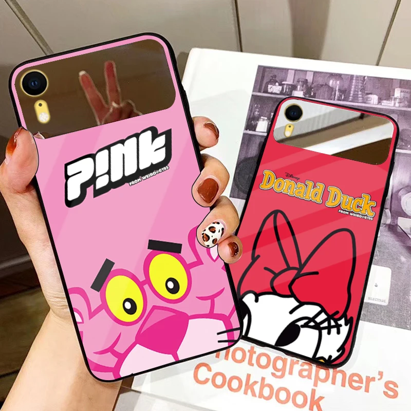 Fashion Luxury Mirror Flash Case For iPhone xr Soft Clear TPU Cover makeup case | Мобильные телефоны и аксессуары