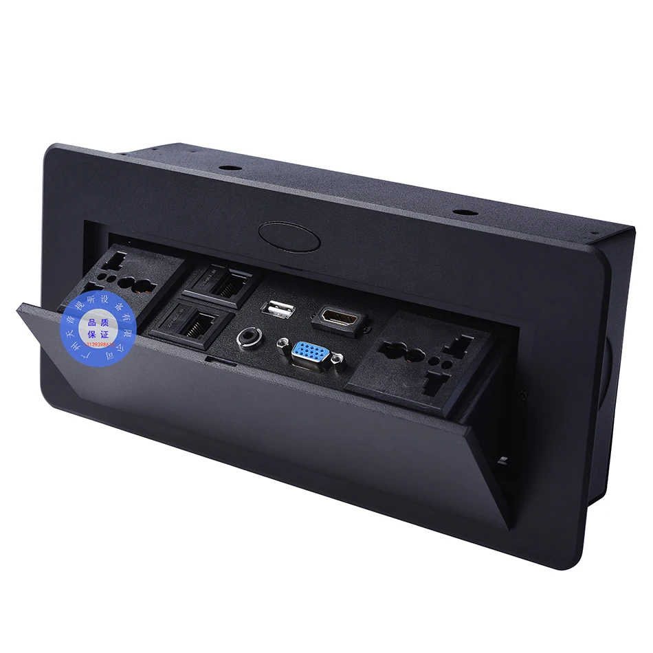 Универсальная настольная розетка/Скрытая/VGA, 3,5 мм аудио, HD HDMI, USB, сеть, RJ45 Информационная розетка/настольная розетка/B05