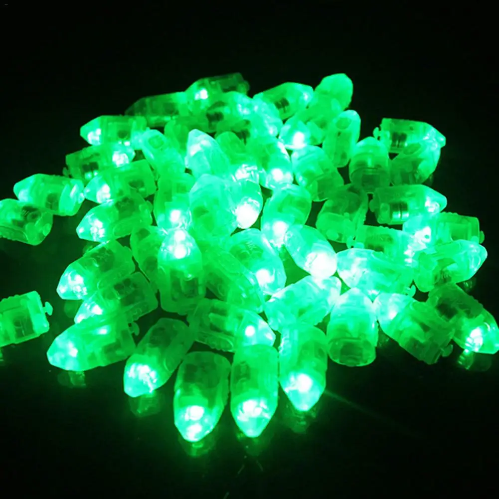 50 шт. светодиодный шар огни RGB Мини многоцветный мигающий СВЕТОДИОД Свадебная