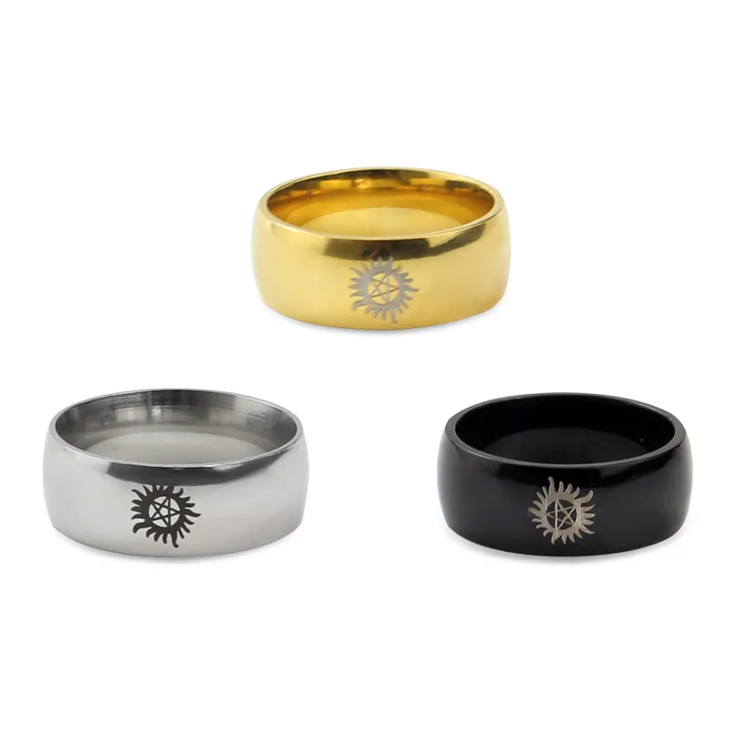 Высокое качество модные сверхъестественное Дин Винчестер кольцо Кольца из