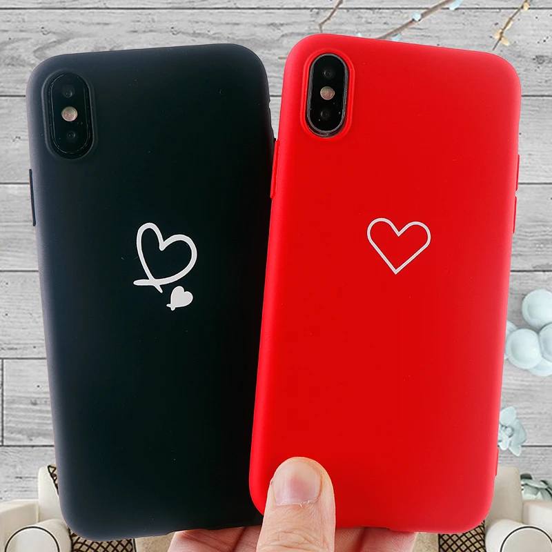 Модные чехлы для телефонов с сердечками IPhone X XS MAX XR 8 7 6 s Plus мягкий силиконовый