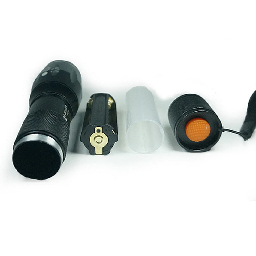 Высококачественный супер яркий XML T6 из светодиодов фонарик 5 режима 2000 Lumens Zoomable