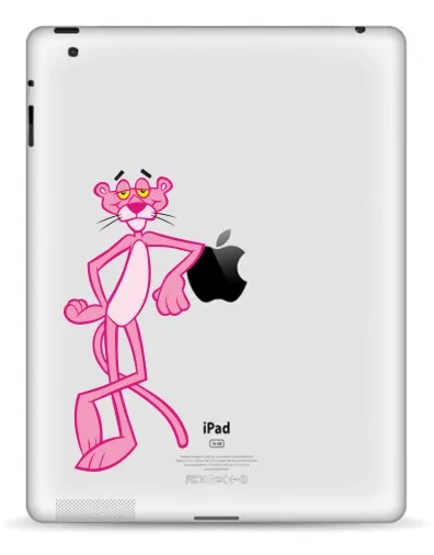 15043 GOOYIYO-планшет частичный стикер для iPad 234 виниловая наклейка DIY Розовая пантера мультяшная кожа для iPad Pro Air 9,7 Mini 7,9 Tablet - Цвет: 15043